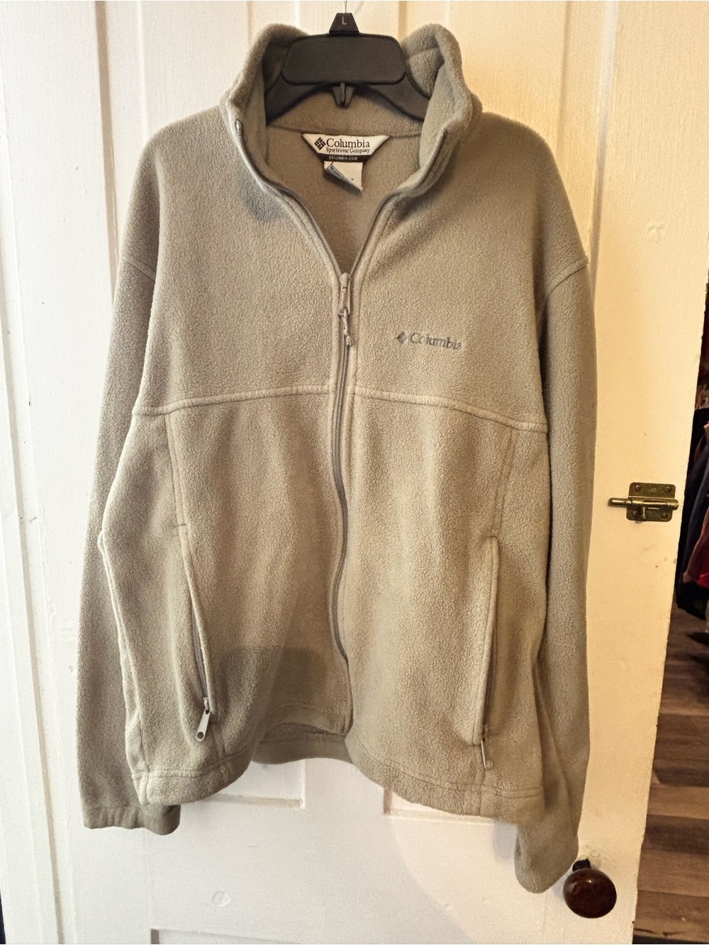 Columbia Men's Olive Green Full-Zip Fleece Jacket